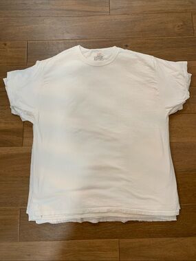 9 Hanes Soft White Cotton Tee 
Bundle of 9 XL